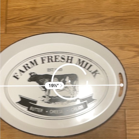 Large Metal farm house tray - Picture 5 of 6